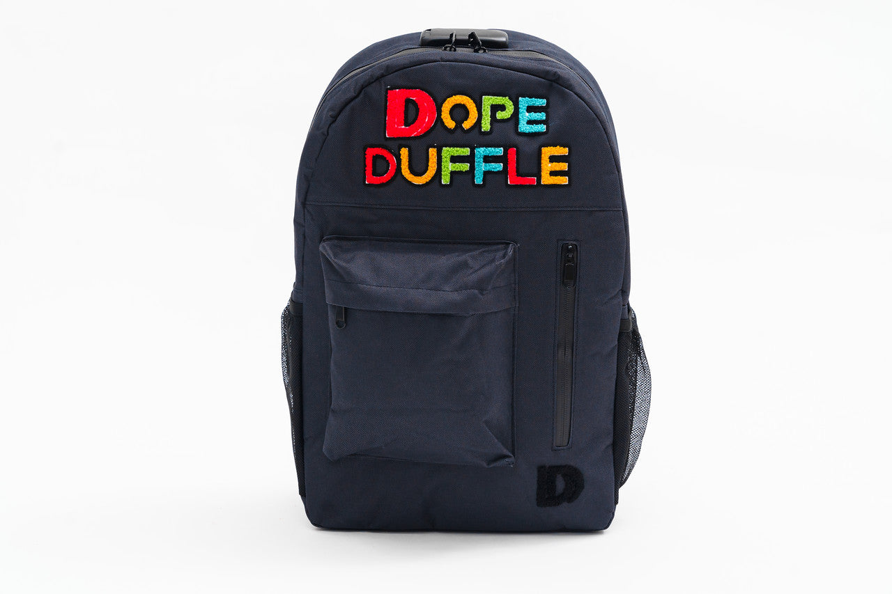 Dope Duffle Smell Proof Chenille Patch logo Backpack