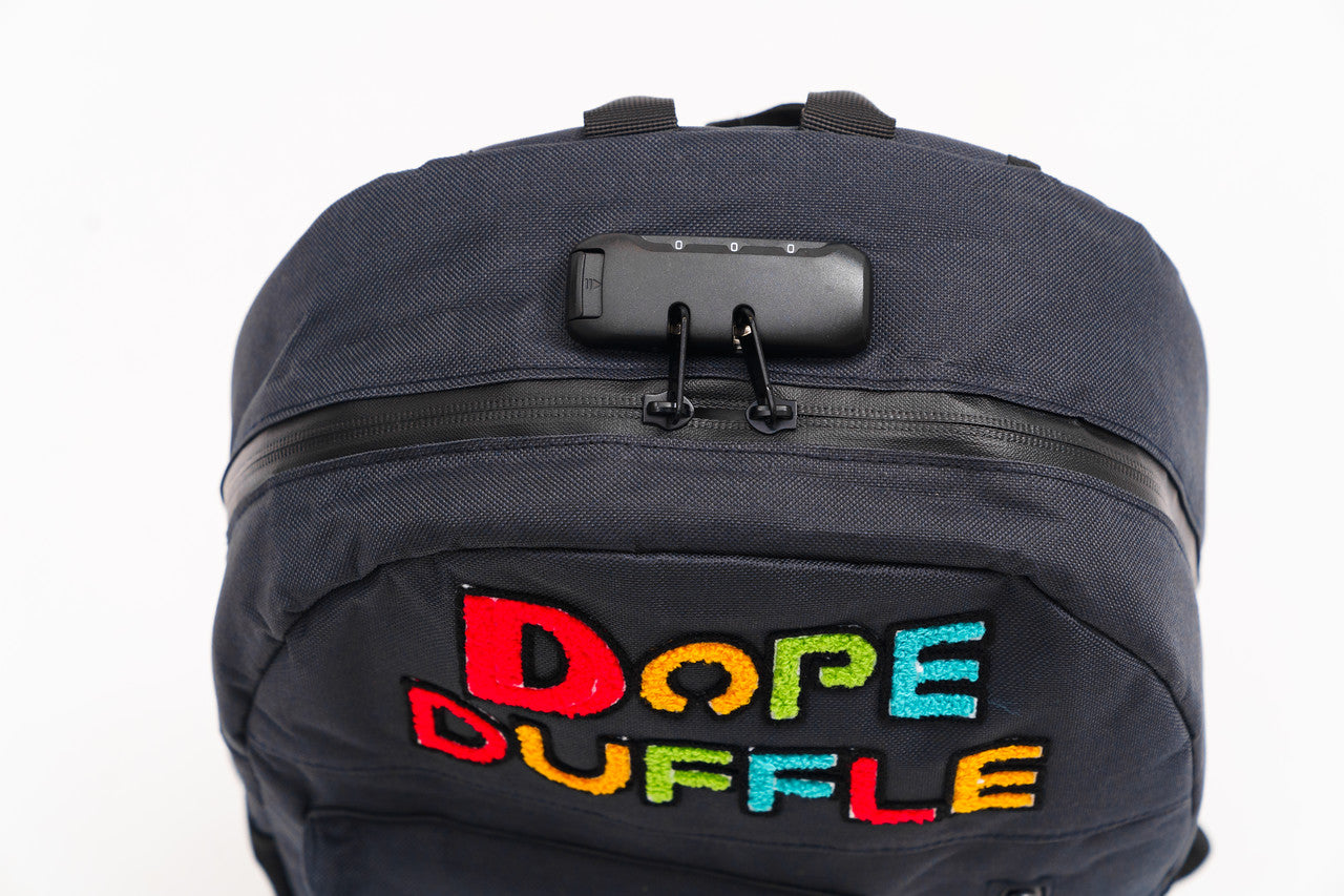 Dope Duffle Smell Proof Chenille Patch logo Backpack