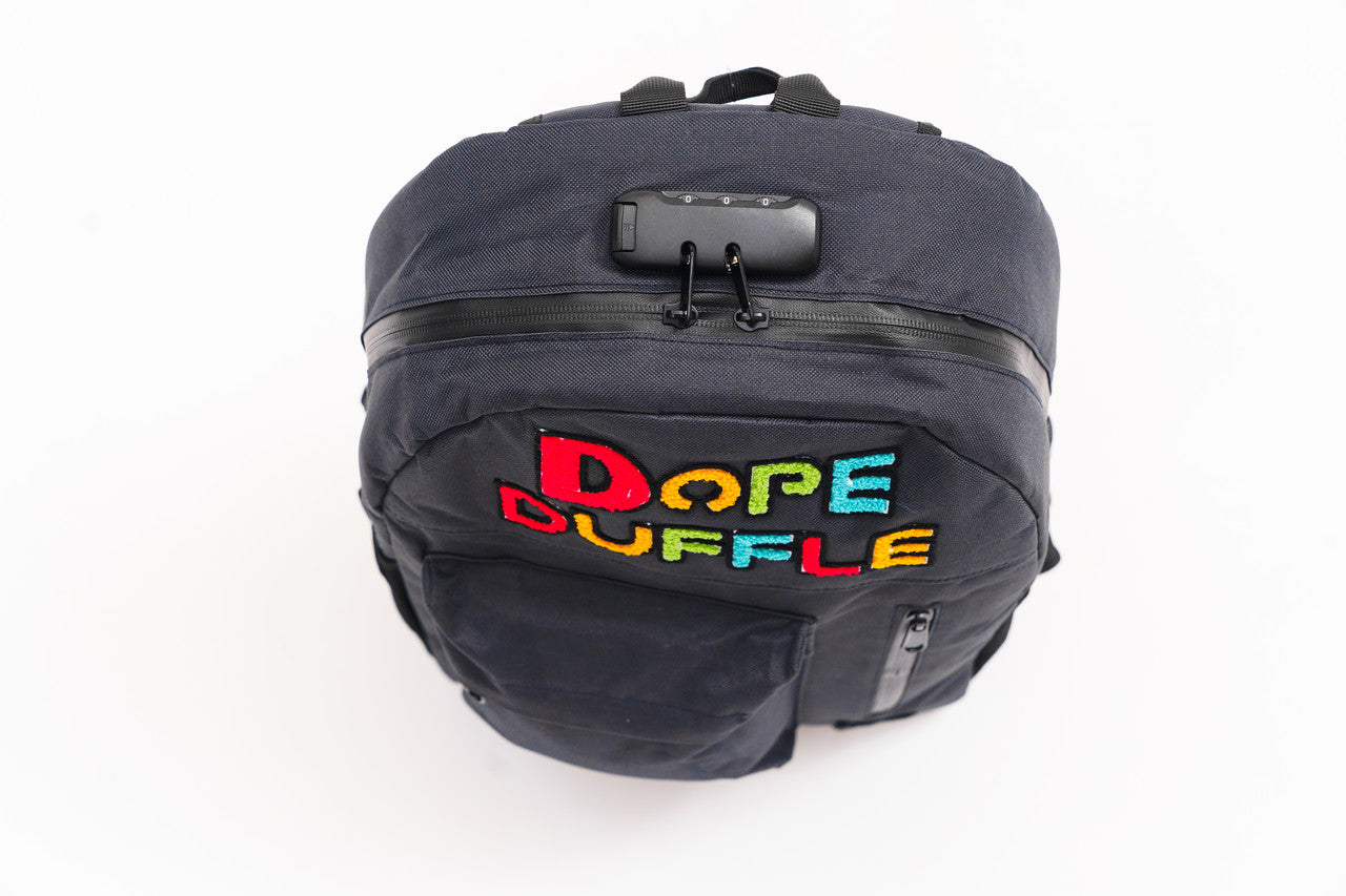 Dope Duffle Smell Proof Chenille Patch logo Backpack