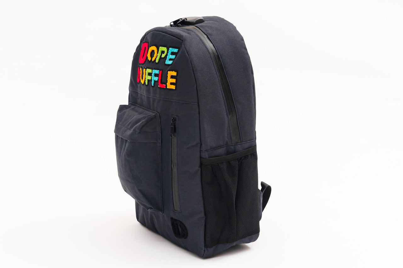Dope Duffle Smell Proof Chenille Patch logo Backpack