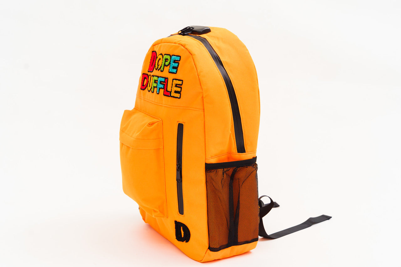Dope Duffle Smell Proof Chenille Patch logo Backpack