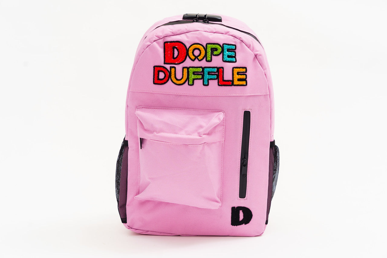 DD chenille Patch logo Backpack