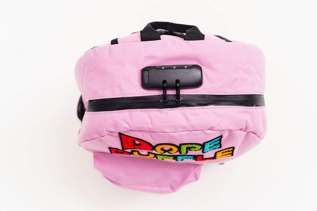 Dope Duffle Smell Proof chenille Patch logo Backpack