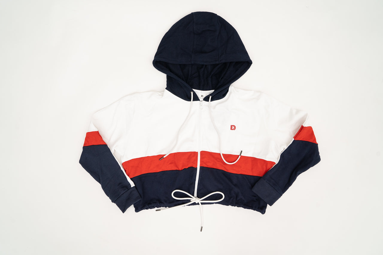 Dope Duffle Ladies crop top hoodie short set