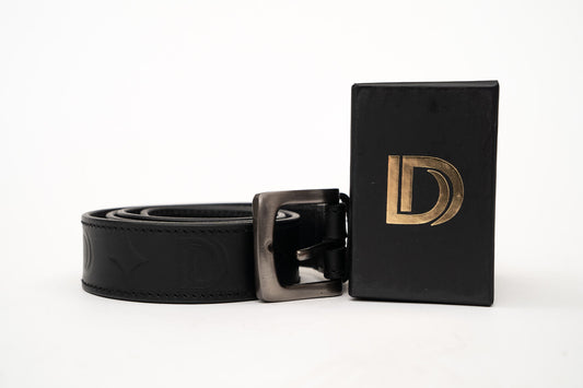 Dope Duffle MONOGRAM Logo leather Belt