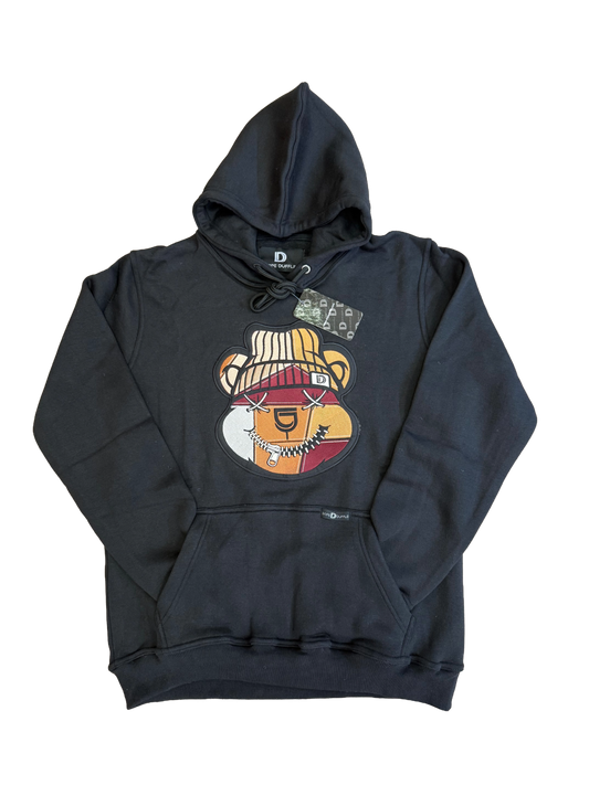Bear hoodie Black